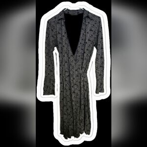 Banana Republic Silk And Cotton Wrap Dress